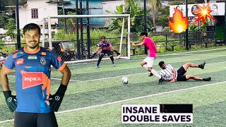 Impossible goalkeeper saves 🔥🔥🧤 [upl. by Wrench]