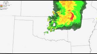 Mesoscale Convective System from 06052014 [upl. by Reteid]