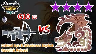 MH Now  ★9 Pink Rathian VS Light Bowgun  Critical Eye amp Weakness Exploit  Recoil amp Reload [upl. by Otes408]