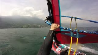 Windsurf Dervio Lake Como Test Goya Banzai X Pro 2019 57 [upl. by Faxon689]