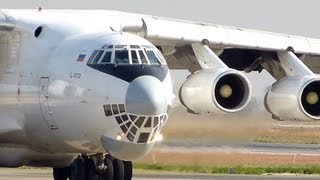 Ilyushin IL76TD ил 76 Takeoff HD [upl. by Deborath115]