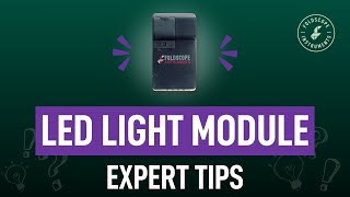 Foldscope 20  LED Light Module Expert Tips [upl. by Ollopa489]