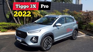 Tiggo 3X Versão PRO 2022 mais completa avaliação e preço [upl. by Loveridge834]