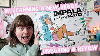 i bought IMPALA ROLLER BLADES vlog  unboxing amp review [upl. by Manbahs141]