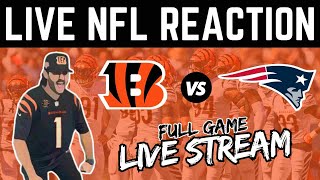 Cincinnati Bengals vs New England Patriots LIVE Play by Play and Reaction  NFL Stream Week 1 [upl. by Saxon438]