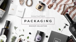 Packaging Mockup Collection [upl. by Ebbarta]