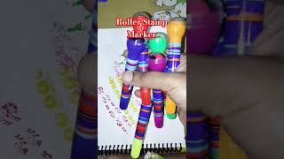 Roller Stamp Marker shortvideofun ytshortsdrawingstampsmarker syorts subscribeyoutubeshorts [upl. by Ahso500]