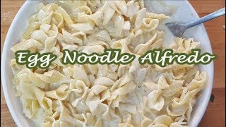 EGG NOODLE ALFREDO  RICHARD IN THE KITCHEN [upl. by Yrreg2]