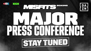 MISFITS amp DAZN X SERIES  QATAR THE SUPERCARD PRESS CONFERENCE LIVESTREAM [upl. by Lianna755]