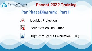 Pandat2022 Training PanPhaseDiagram Part 2 [upl. by Stambaugh]