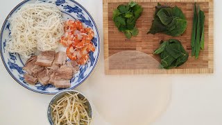 Recette de rouleaux de printemps gỏi cuốn comme dans ma jeunesse [upl. by Cantlon]