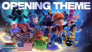 ENGLISH BoBoiBoy Galaxy WINDARA Official Opening Theme  BoBoiBoy Galaxy Season 2 [upl. by Topper]