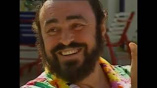 Luciano Pavarotti  In Confidence with Peter Ustinov 1990 [upl. by Notgnirra]