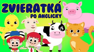 Tárajko a Popletajka  Učíme sa po anglicky ZVIERATKÁ Z DVORA  ANIMALS FROM THE YARD [upl. by Sregor]