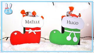 Bottes de Noël  Boîtes pour chocolats  Activité manuelle pour enfant  Bricolage  DIY [upl. by Isma]