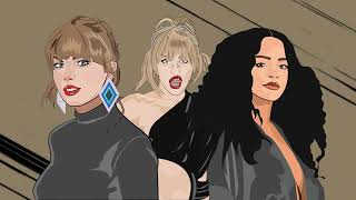 Miley Cyrus  Flowers Remix ft Rihanna amp Taylor Swift Visualizer [upl. by Yortal]