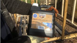 Bartoline Creocote Light Brown Oilbased Timber Treatment 4 Litre  Review creocote [upl. by Arabella]