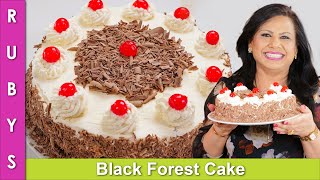 Black Forest Cake Recipe in Urdu Hindi  RKK [upl. by Yahsel309]