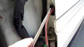 Running New Speaker Wire 9600 Honda Civic Drivers Side [upl. by Fezoj]