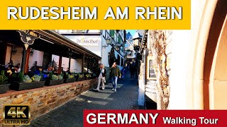 🇩🇪 Rüdesheim am Rhein Germany 4K 60fps Walking Tour [upl. by Evadnee]