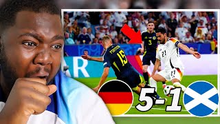 Germany BATTER Scotland  Germany 5  1 Scotland Reaction [upl. by Anaimad]