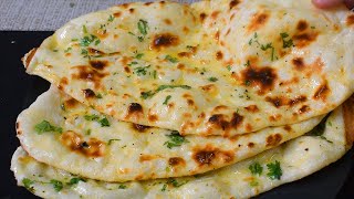 Butter Naan Recipe on Tawa by Lively Cooking [upl. by Elisabet]