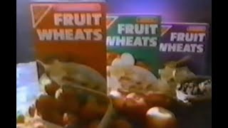 Fruit Wheats Cereal Commercial 1987 [upl. by Llednohs764]