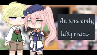 An unseemly lady reacts ll Gacha Club ll Reaction Video ll scarabae [upl. by Mou608]