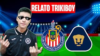 CHIVAS APRENDE A HUMILLAR A PUMAS Cuartos De Final Ida  Liga MX Apertura 2023  RELATO ÉPICO [upl. by Toll]