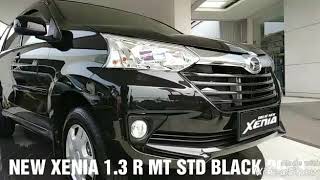 XENIA R 2018  DAIHATSU NEW XENIA 13 R MT STD WARNA HITAM  INDONESIA [upl. by Ahsemot353]