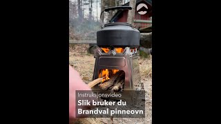 Instruksjonsvideo for Stormberg Brandval pinneovn [upl. by Callahan]