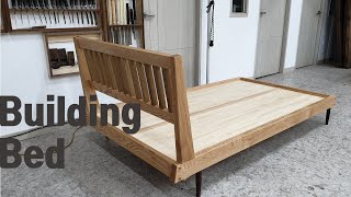 Building Bed  Nakashima inspired [upl. by Pich]