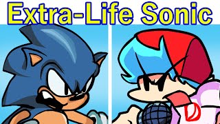 Friday Night Funkin VS ExtraLife Sonic HighEffort Revival FNF Mod [upl. by Dita895]