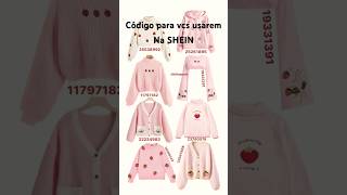 Código da SHEIN 🛍️ [upl. by Dorreg547]