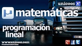 Programacion lineal  Transporte 01 BACHILLERATO matematicas selectividad [upl. by Eniledam29]