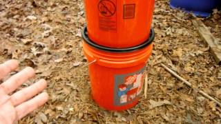 Rain barrel and filter system [upl. by Suhpesoj558]