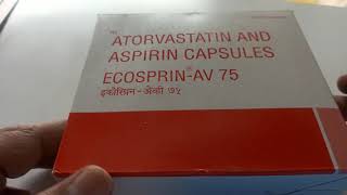 EcosprinAV 75 Capsule View Uses Side Effects in hindi [upl. by Nicram]