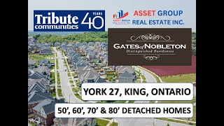 GATES OF NOBLETON  TRIBUTE COMMUNITIES  KING  ONTARIO GatesOfNobleton detachedhomes [upl. by Nolyak]