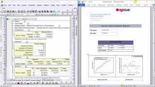 Creating Batch Reports using Origin Analysis Template and Microsoft Word in Origin 2016 VT2580 [upl. by Nataline268]