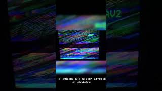 All Analog CRT Glitch Effect No Hardware Required glitch crt vhs [upl. by Nnahoj756]