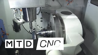 Doosan DVF 5000 5 axis in action at Southern Manufacturing [upl. by Cook]