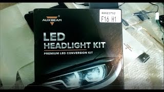 Truck Update  AuxBeam F16 Series H1 Headlights  New Billet Grille Install [upl. by Lais399]