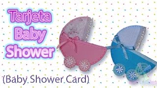 🎁 Tarjeta Baby Shower SÚPER FÁCIL EcoDetalles 🎁 [upl. by Kikelia]