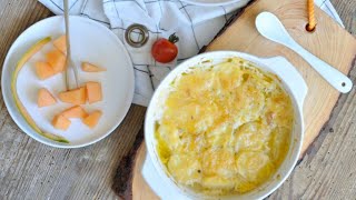 Recette  Gratin léger courgettes pommes de terre [upl. by Ttimme92]