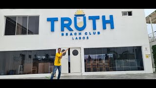 Landmark Beach Truth Beach Club view Victoria Island Lagos Nigeria West Africa LagosTube [upl. by Susannah]