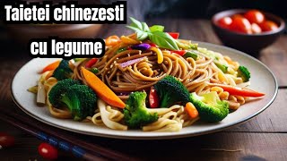 Taietei chinezesti cu legume Reteta simpla [upl. by Yelroc]