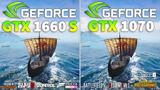 GTX 1660 SUPER vs GTX 1070 Test in 9 Games [upl. by Phyl595]