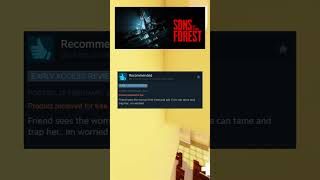 Sons of the Forest Reviews sonsoftheforest steam review gamereview games [upl. by Aetnahc]