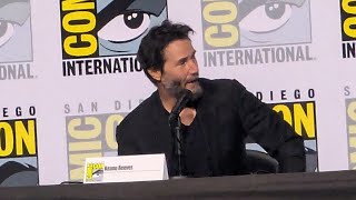 Keanu Reeves arrives at Hall H Brzrkr panel at San Diego Comic Con 2024 sdcc [upl. by Yenhpad]