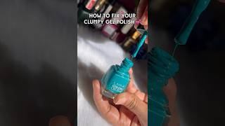 How to fix Clumpy thick Nail paint nailpainthacks nailpolish shorts hack youtubeshorts [upl. by Vergne635]